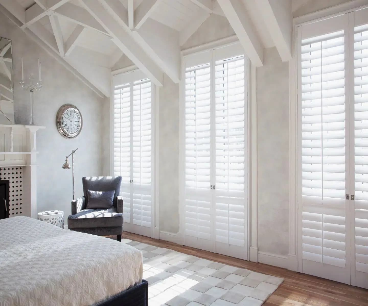 Arched Window Plantation Shutters