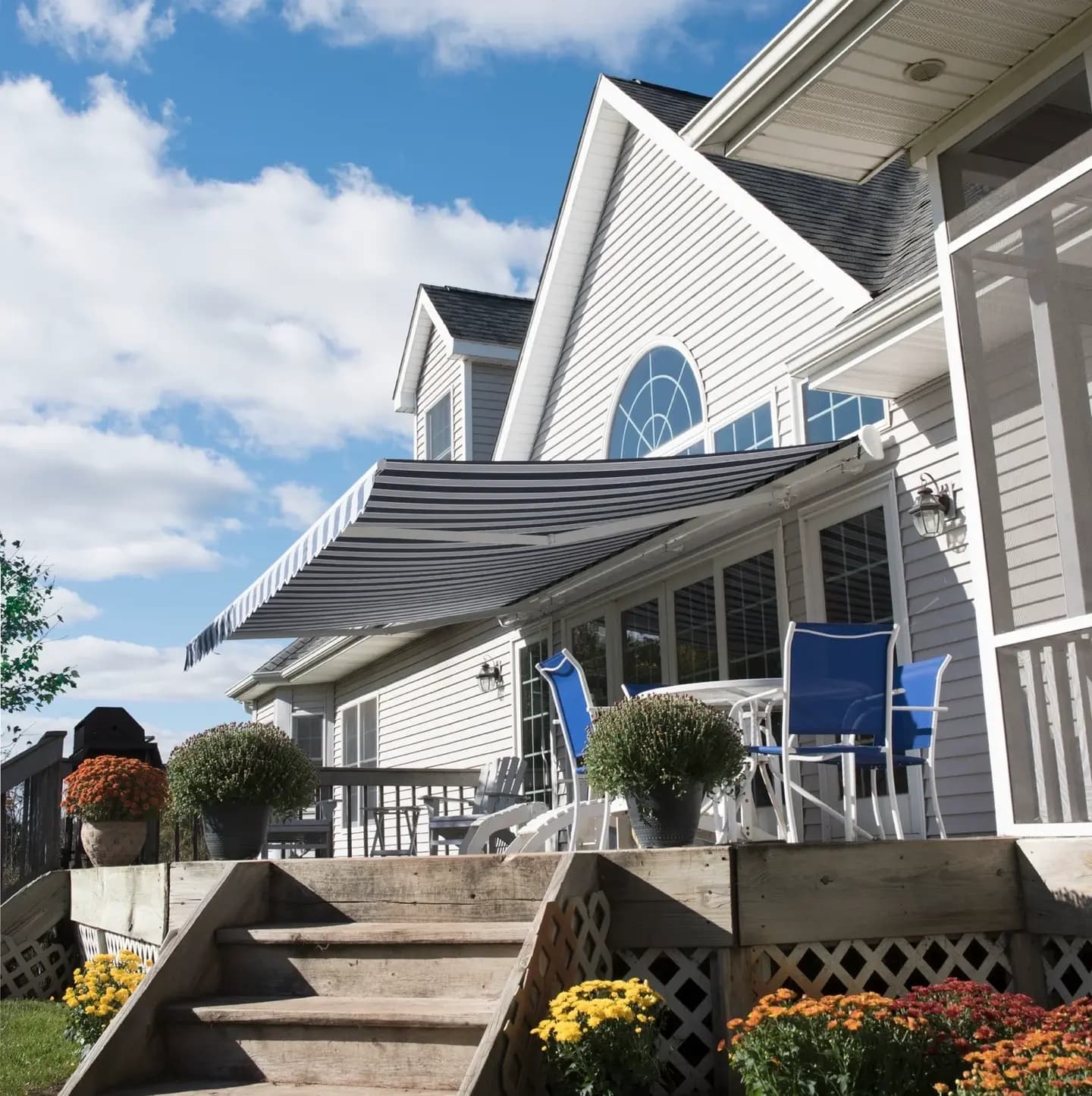 Patio Installation Retractable Awnings