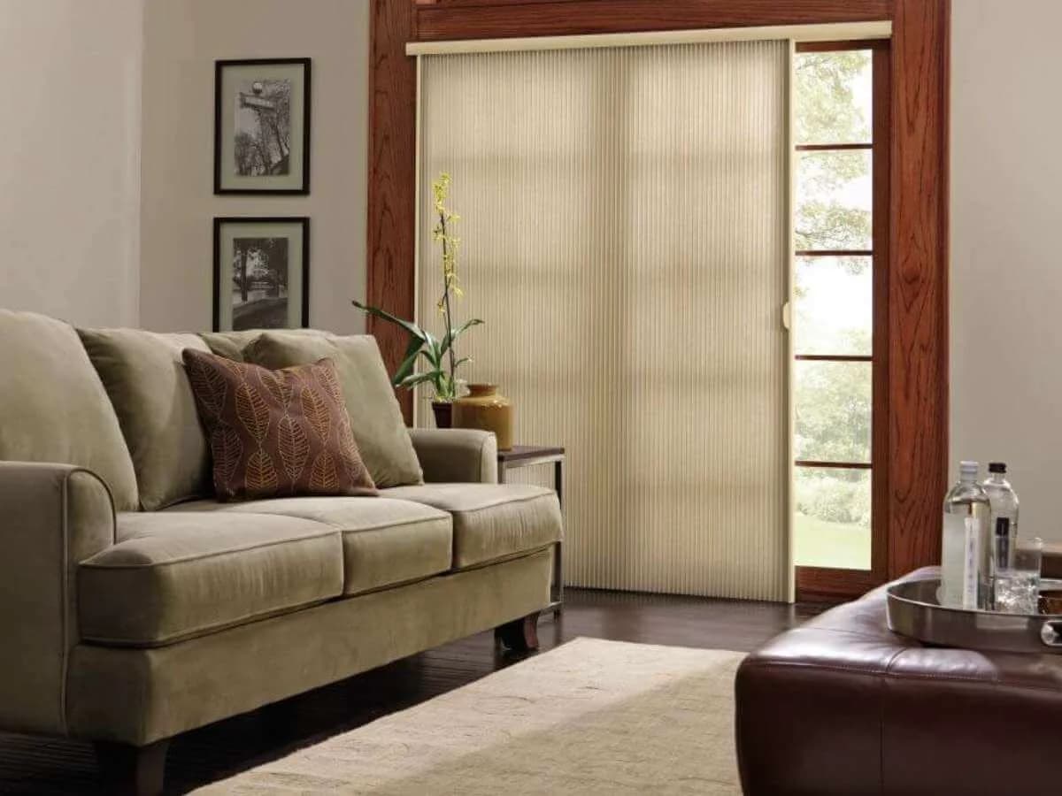 Bedroom Slider Vertical Blinds